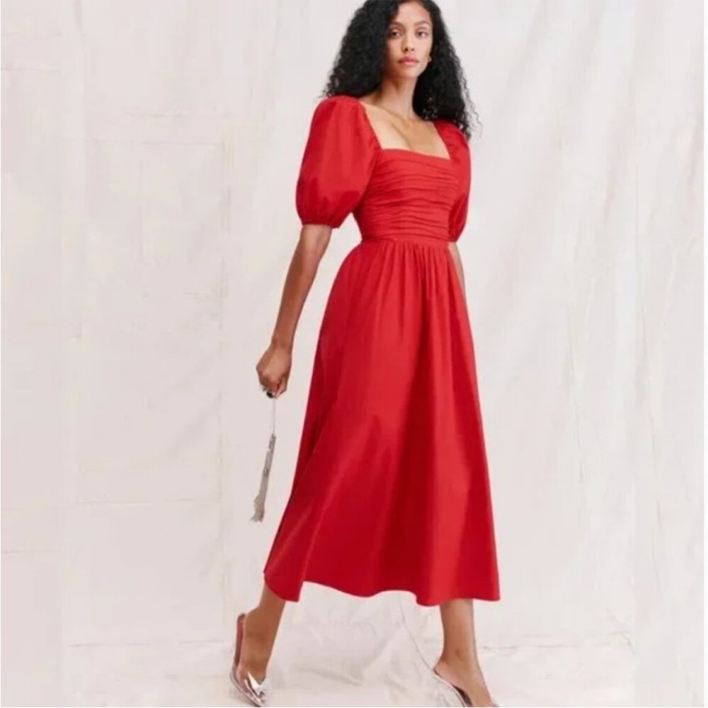Reformation Rachelle midi dress